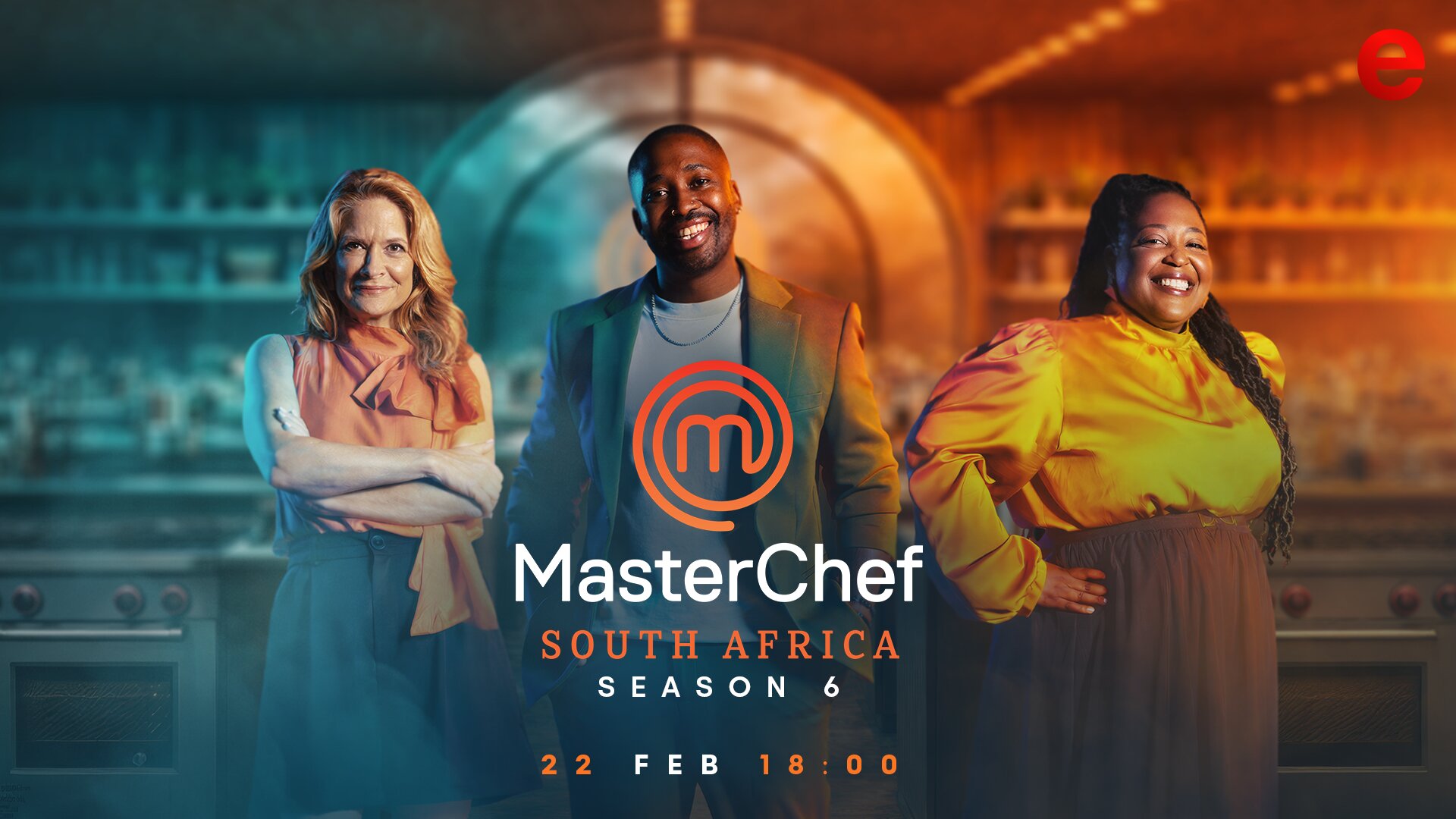MasterChef South Africa Season 6 official launch key visual – judges and branding on e.tv